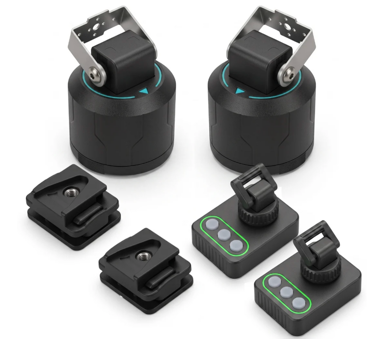 Two S3X platforms with both mounting bases and two remotes